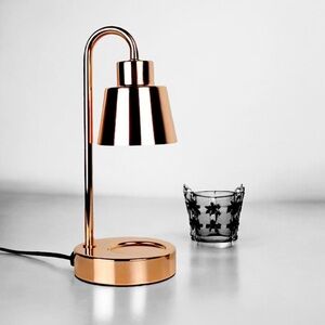 Champagne metal lamp candle warmer